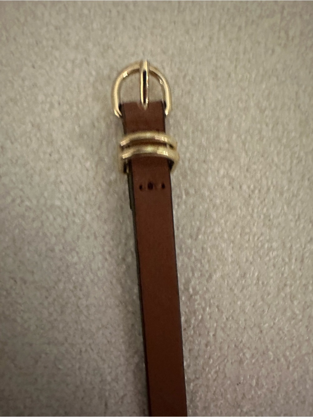 Banana Republic Classic Brown Leather Wrap Bracelet with Gold Buckle - Picture 6 of 7